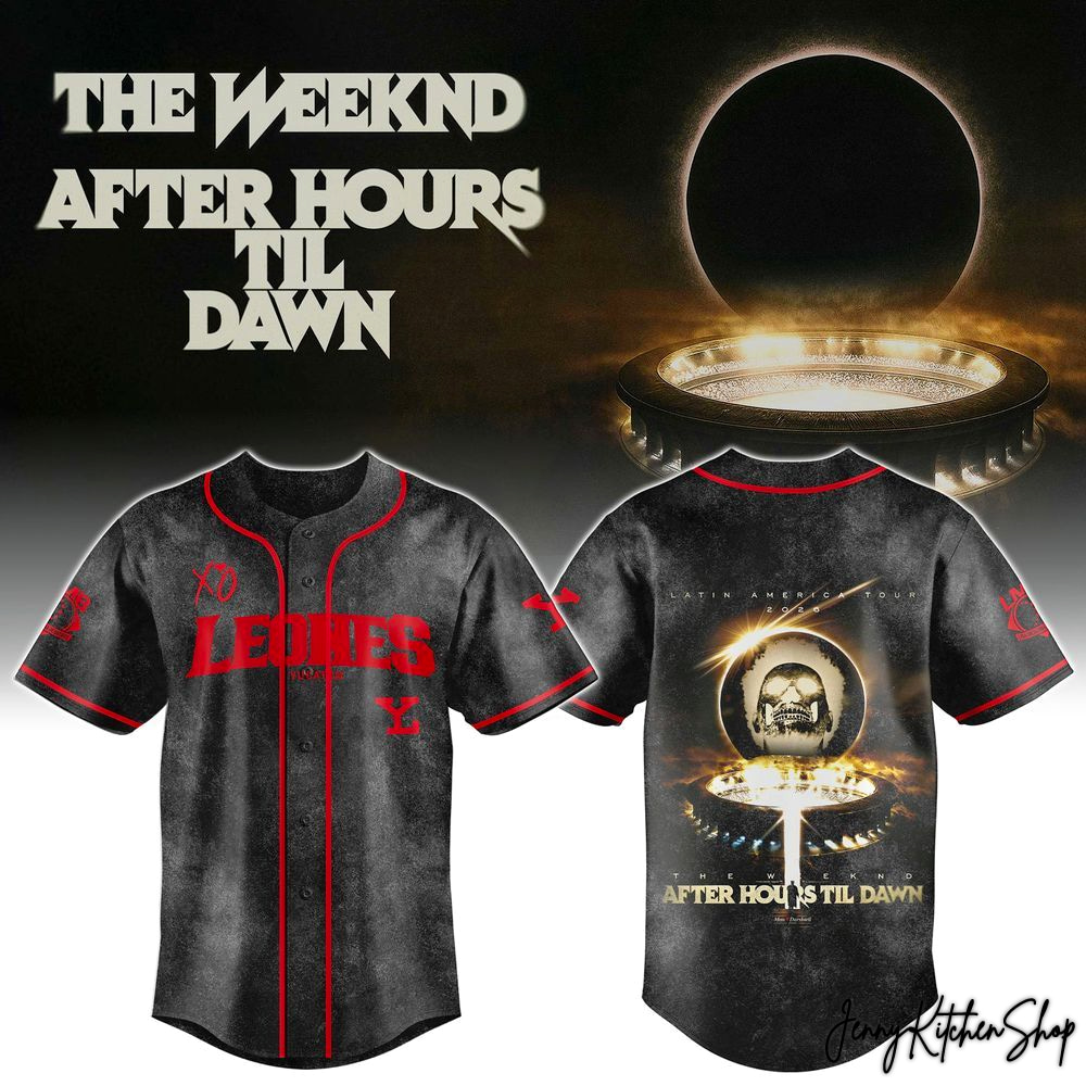 The Weeknd After Hours Til Dawn 2026 Leones de Yucatán HFN Baseball Jersey