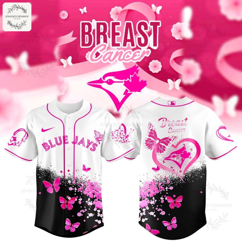 Toronto Blue Jays Breast Cancer Collection 2025 HFN Baseball Jersey