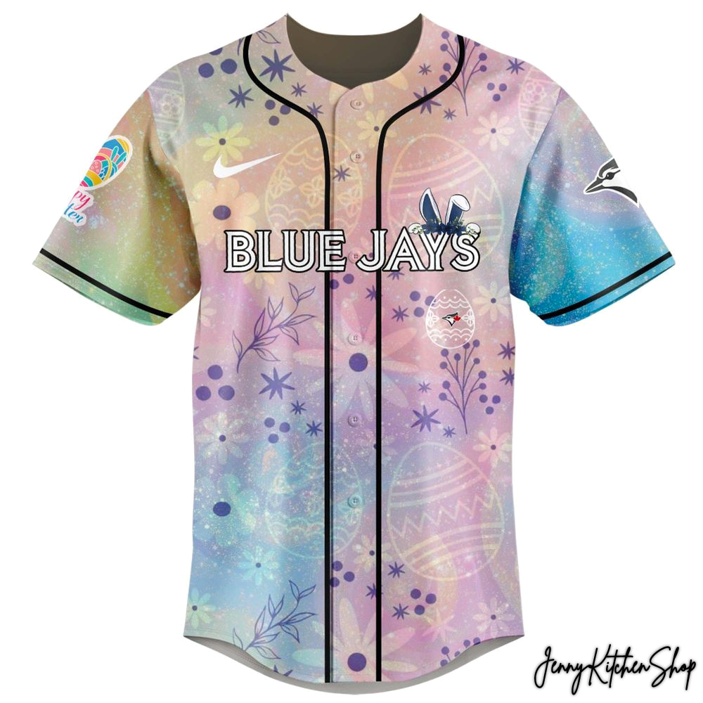 Toronto Blue Jays Happy Easter Day 2026 Limited HFN Baseball Jersey - Image 2