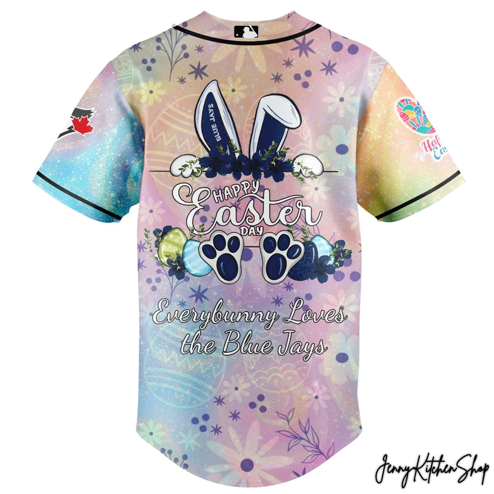 Toronto Blue Jays Happy Easter Day 2026 Limited HFN Baseball Jersey - Image 3