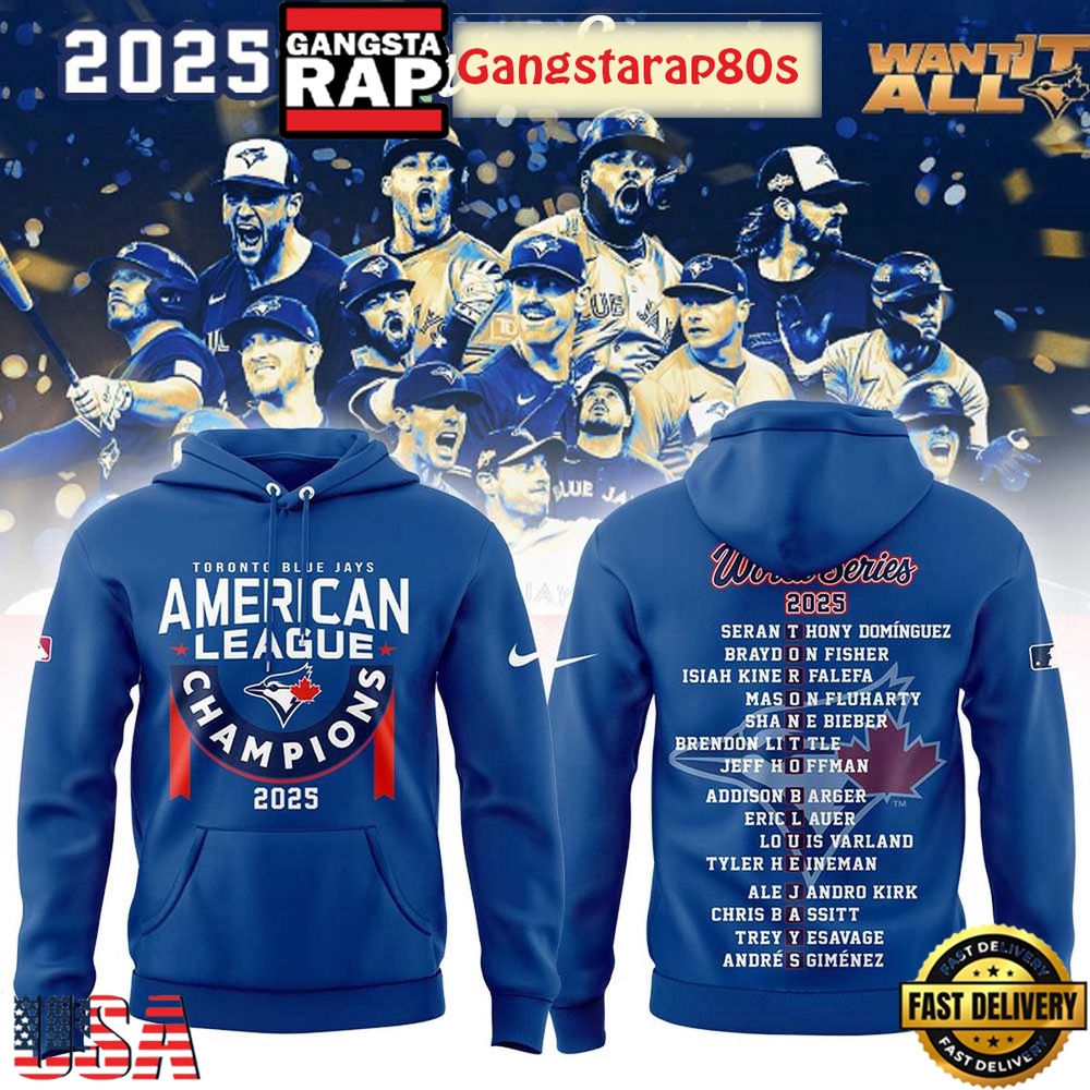 Toronto Blue Jays World Series 2025 Champions Unisex T-Shirt Hoodie Or Zip-up Hoodie LN