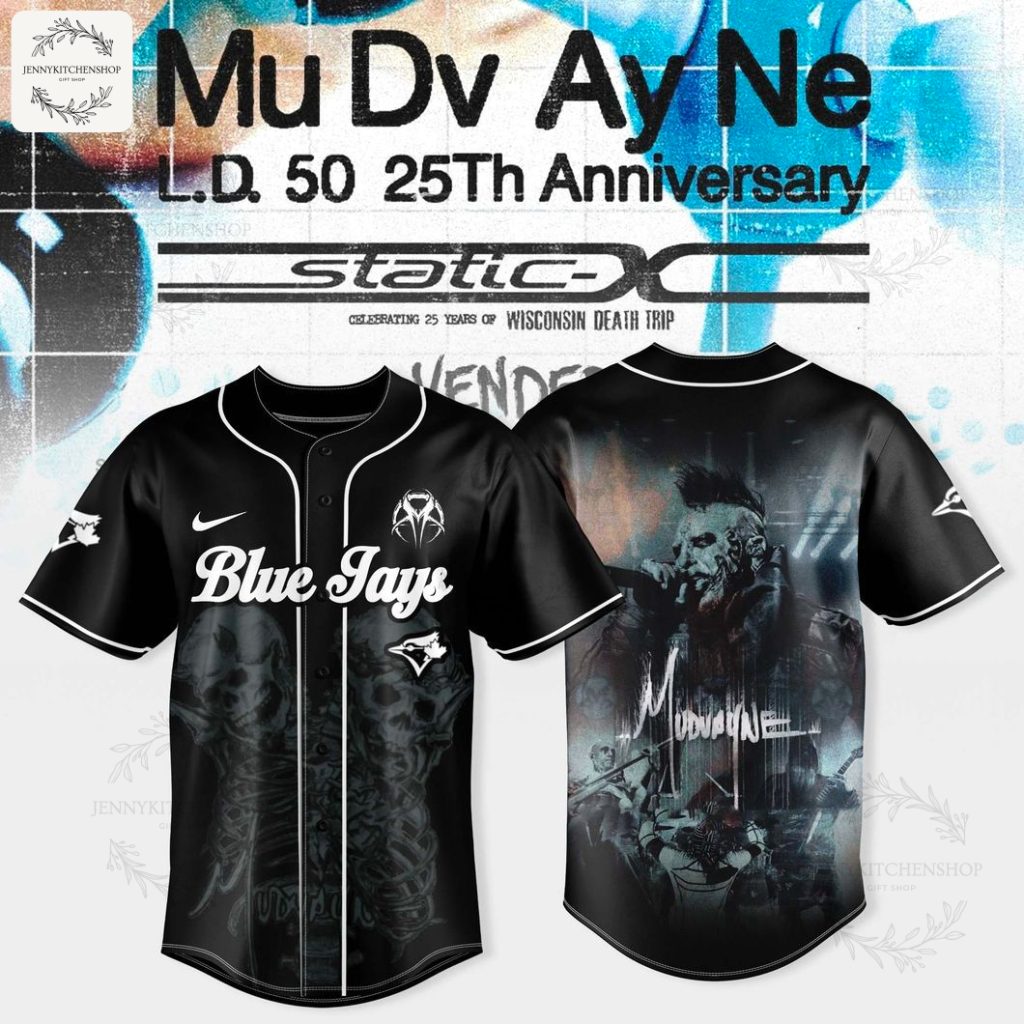 Toronto Blue Jays x Mudvayne LD 50 25th Anniversary 2025 HFN Baseball Jersey