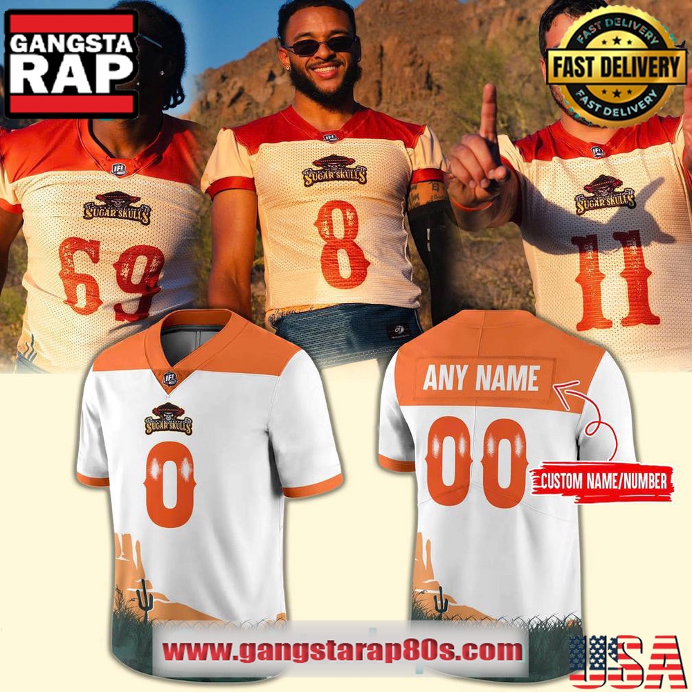 Tucson Sugar Skulls x 2025 Western Night Personalized Football Jersey LN