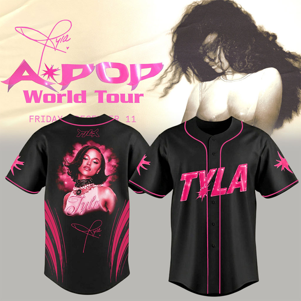Tyla Apop World Tour 2026 Signed Baseball Jersey HG Tyla Merch Music Concert Fan Outfits