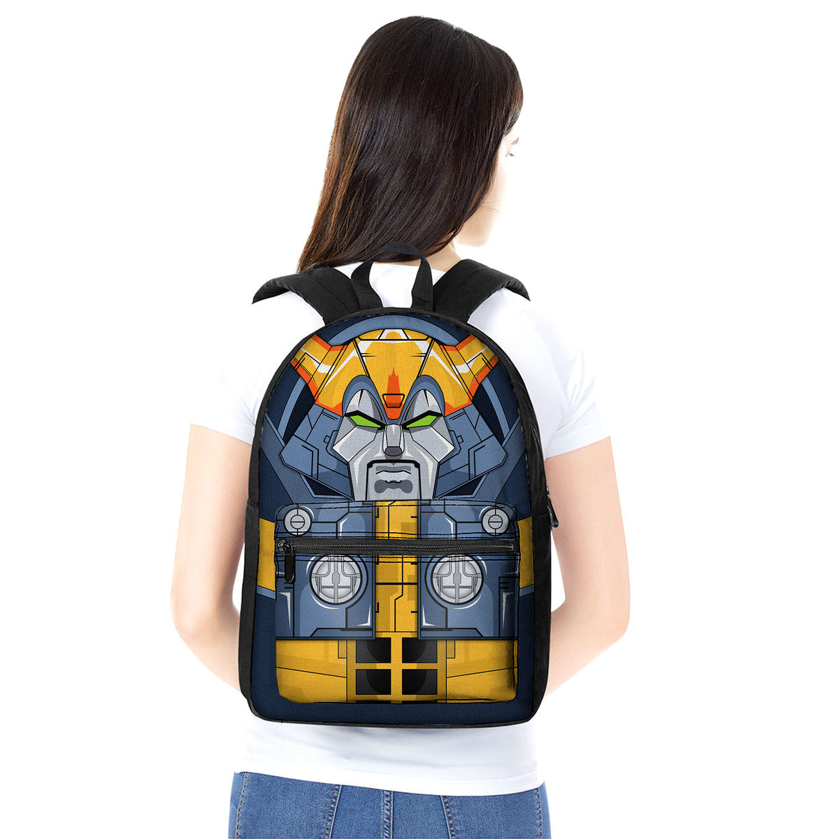 Unicron Custom Backpack LN Back to School Traveller Lovers Outside Vlog Backpack Gift - Image 3