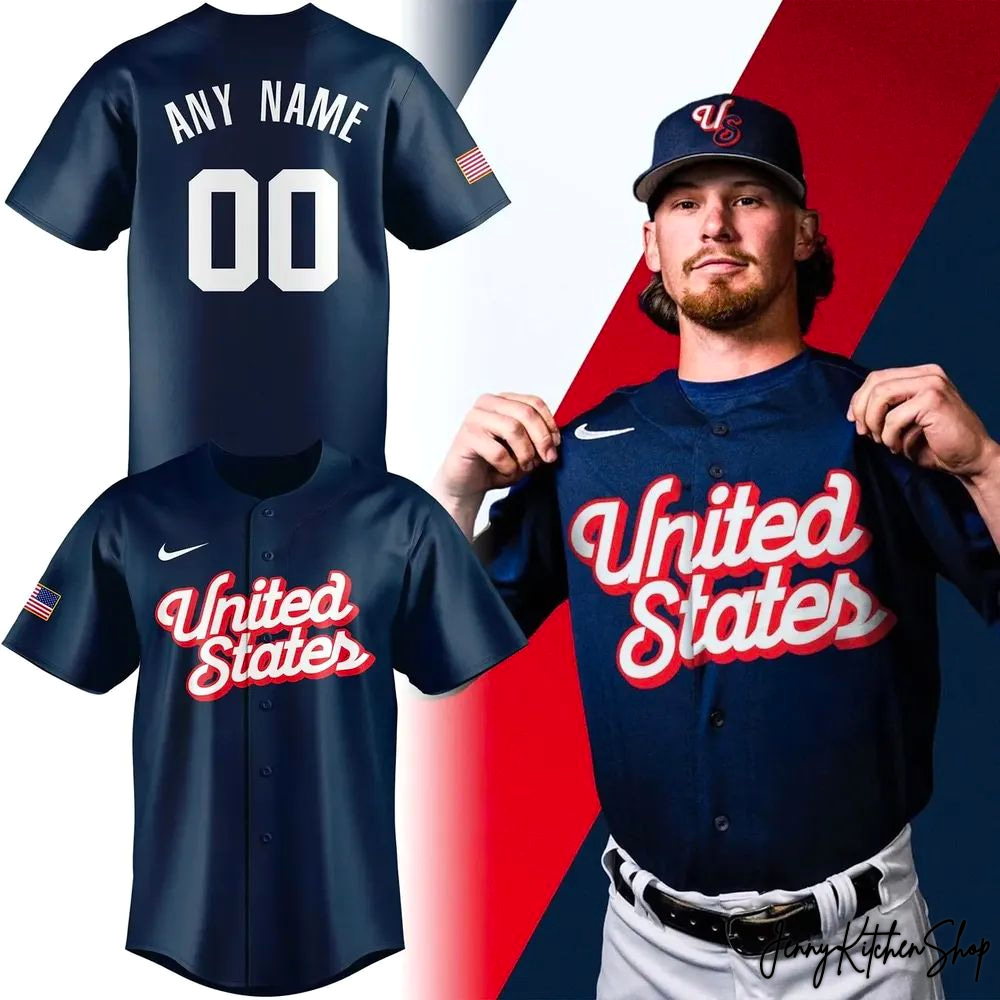 United States Team USA Uniform 2026 HFN Baseball Jersey