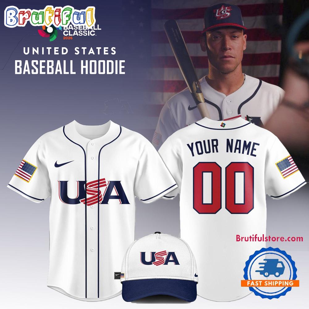 USA Baseball 2026 World Classic Limited Edition White HFN Baseball Jersey Shirt