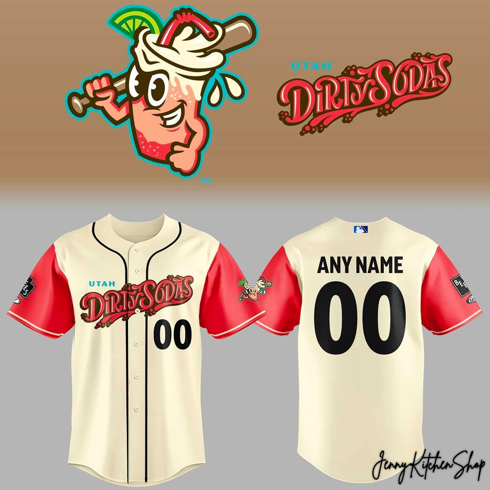 Utah Dirty Sodas 2026 Limited Custom HFN Baseball Jersey