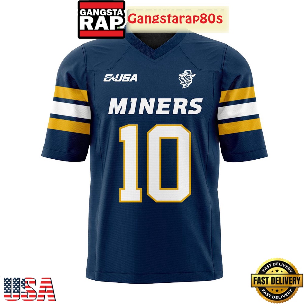 UTEP Miners Sun City New Uniform 2025 Personalized Football Jersey LN - Image 2
