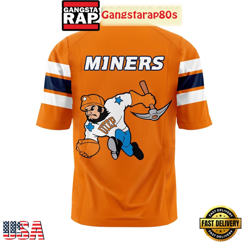 UTEP Miners We Are Back New Uniform Limited Edition Football Jersey LN - Image 3