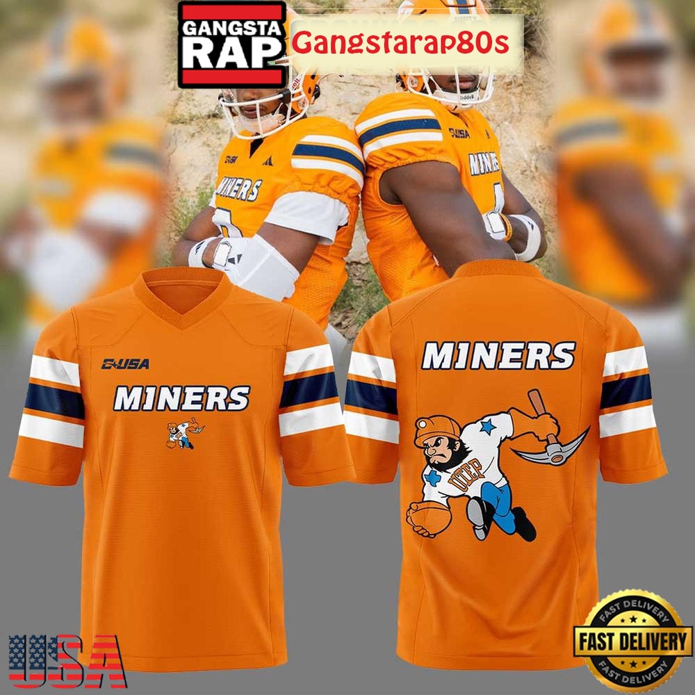 UTEP Miners We Are Back New Uniform Limited Edition Football Jersey LN