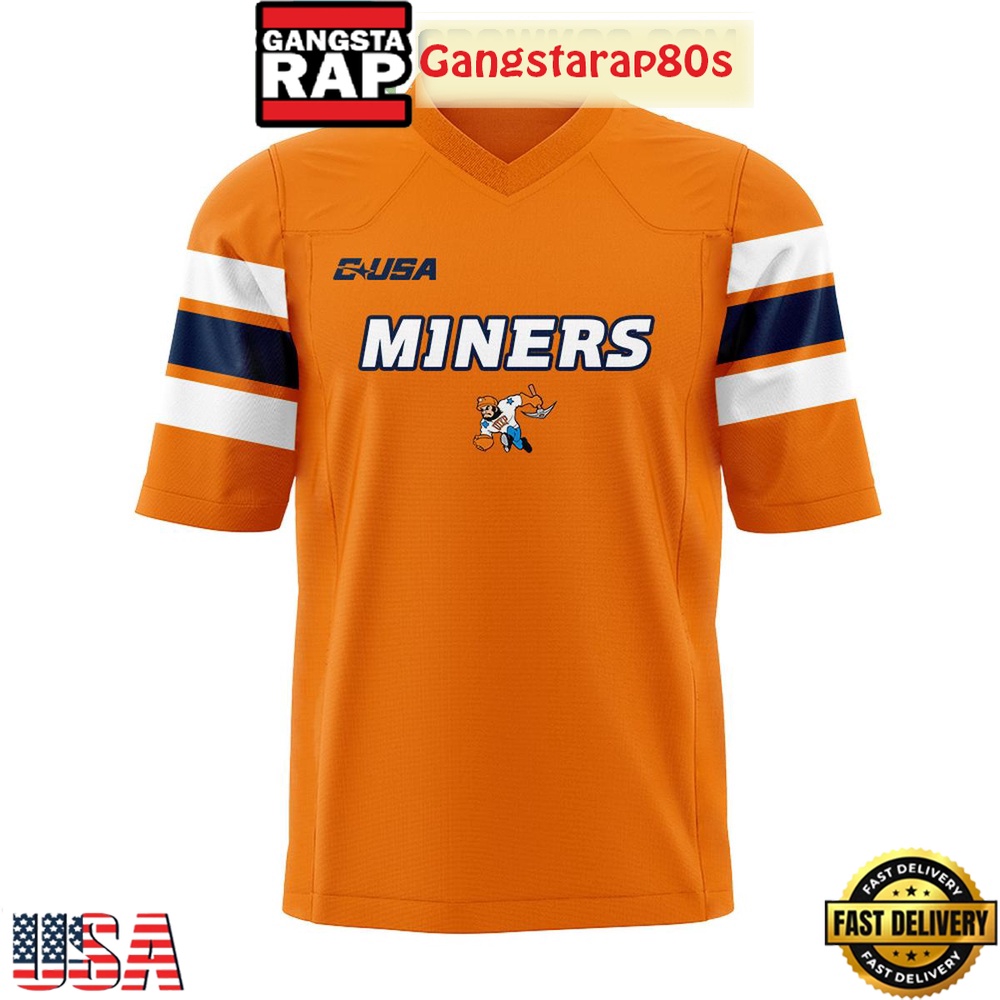 UTEP Miners We Are Back New Uniform Limited Edition Football Jersey LN - Image 2