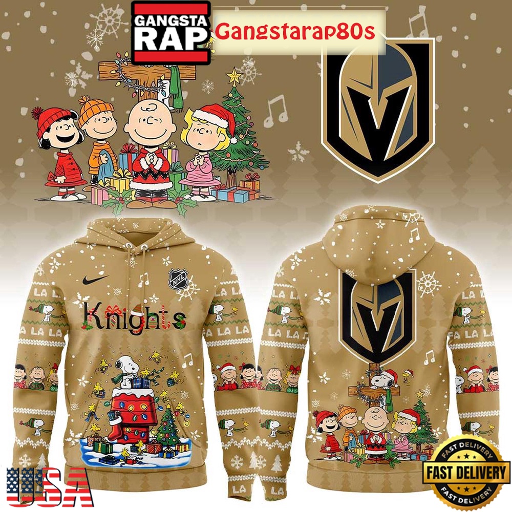 Vegas Golden Knights Snoopy Christmas 2025 T-Shirt Hoodie Or Zip-up Hoodie LN
