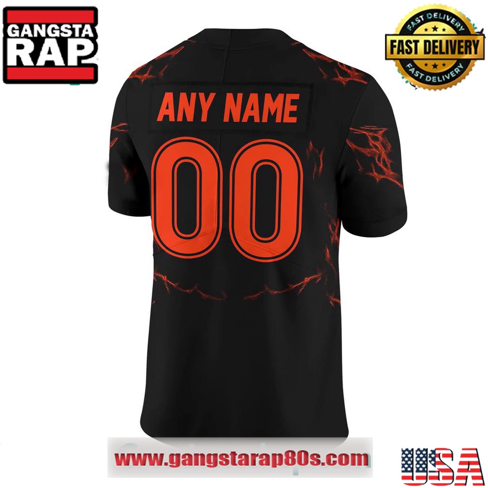 Virginia Tech Football x Metallica 2025 Personalized Football Jersey LN - Image 3