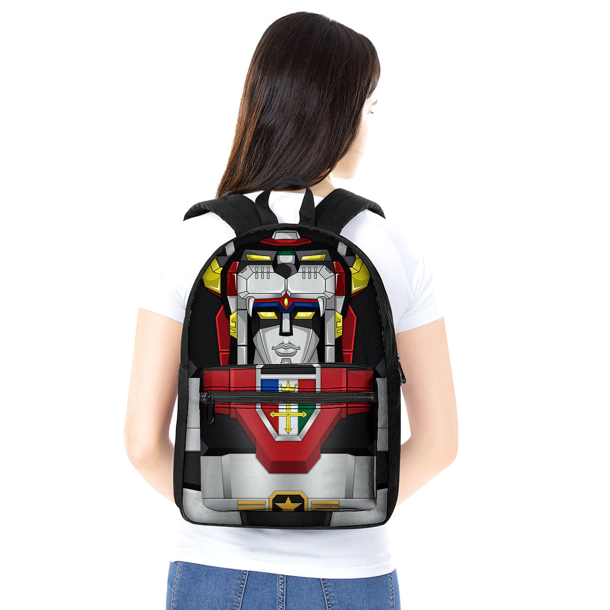 Voltrol Robot Custom Backpack LN Back to School Traveller Lovers Outside Vlog Backpack Gift - Image 3