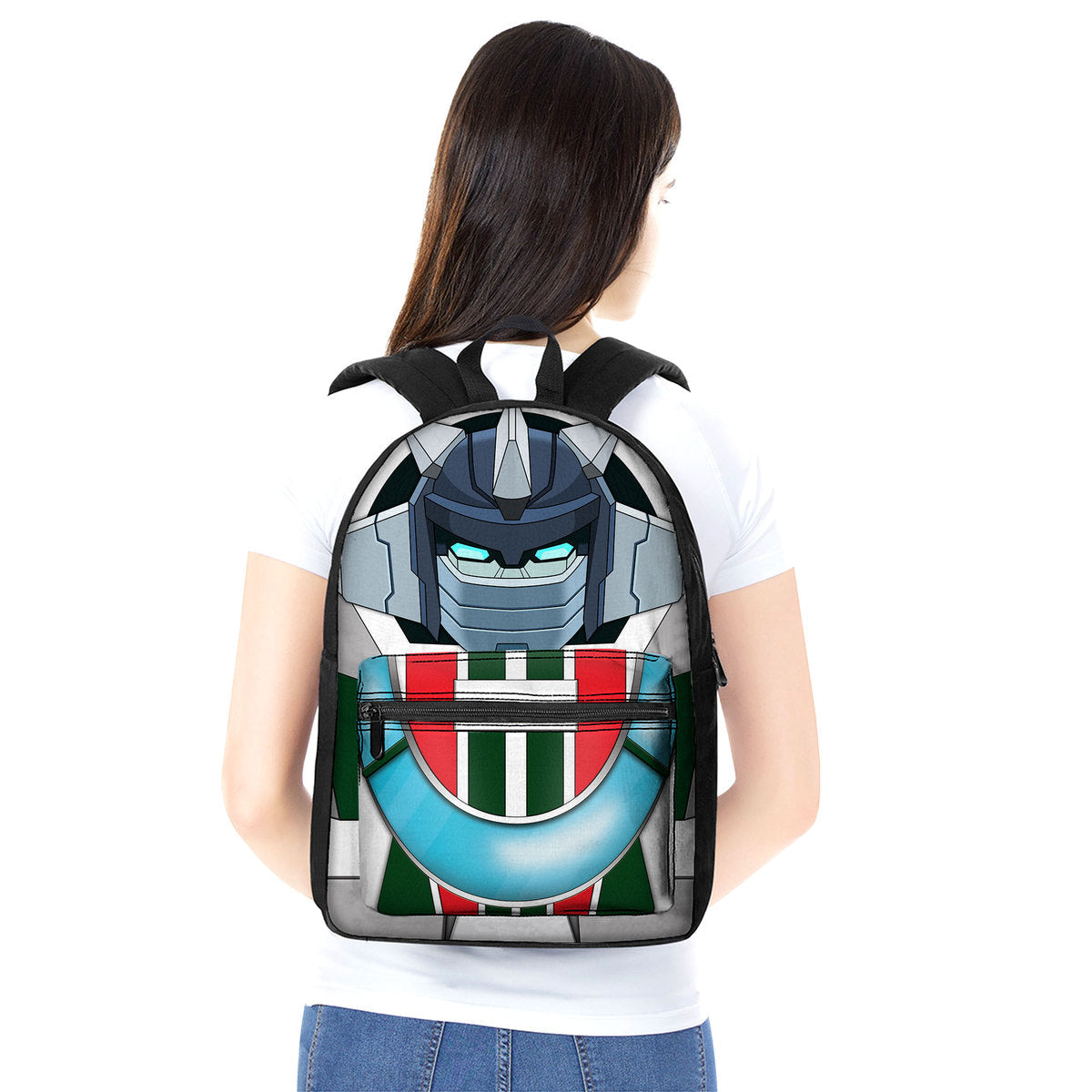 Wheeljack Custom Backpack LN Back to School Traveller Lovers Outside Vlog Backpack Gift - Image 3