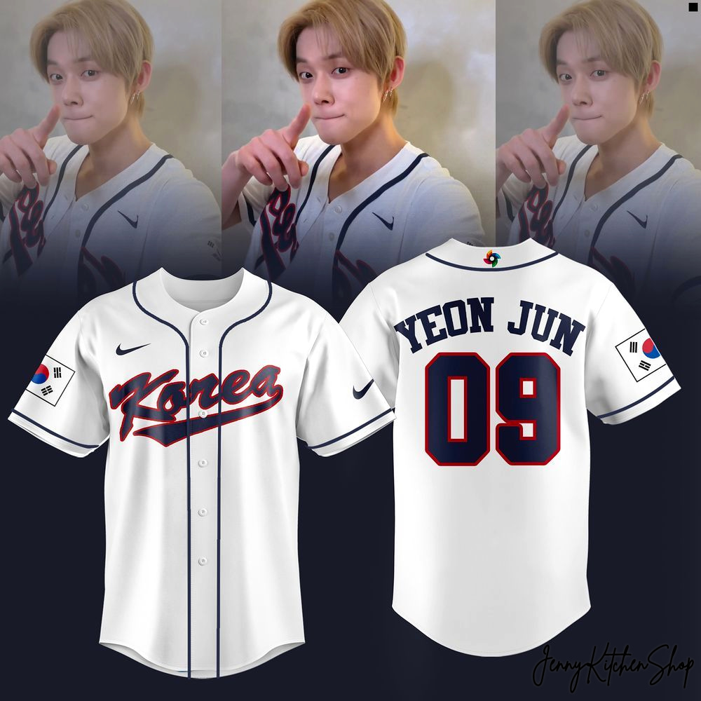 Yeon-Jun Korea Baseball 2026 World Baseball Classic HFN Baseball Jersey
